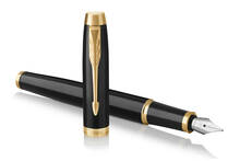 Täitesulepea Parker IM Black GT (F), 1931645, must kuldsete detailidega