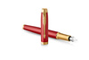 Täitesulepea Parker IM Premium Red GT, 2143650, punane kuldsete detailidega