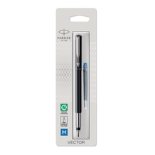 Täitesulepea Parker Vector Standard, must, S0881041, sinine tint