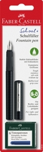 Plunksnakotis Faber-Castell School+, must, M
