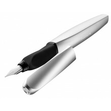 Täitesulepea Pelikan Twist P457M, 11PN947101, hõbe, vasaku- ja paremakäelistele