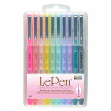 Peenikese otsaga pastapliiatsid Marvy Uchida Le Pen Pastel, 0,3 mm, 10 tk