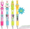 Daugiaspalvis pastapliiats Trendhaus Magic Moments LED-tulega, 1 tk