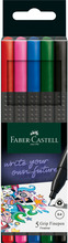 Tindipliiats Faber-Castell FinePen, 0,4 mm, 5 värvi