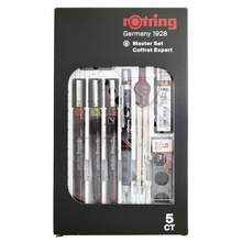 Graafiliste joonistuste pliiatsite komplekt Rotring Master SET Rapitograf, S0699420, 0.1/0.3/0.5