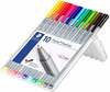 Tindipliiatsite komplekt Staedtler Triplus Fineliner 334, 0,3 mm, 10 värvi