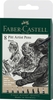 Joonistamismarkerid Faber-Castell Pitt Artist Pen 199, 8 tk, must