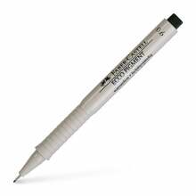 Graafiline joonistuspastapliiats Faber-Castell Ecco Pigment, 0,6 mm, must