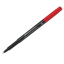Püsimarker Faber-Castell Multimark M, 1,0 mm, punane