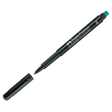 Püsiv marker Faber-Castell Multimark M, 1,0 mm, must, kustutajaga