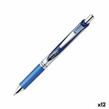Geelpliiats Pentel Energel XM Klick 0.7, sinine, 12 tk