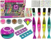 Küünelaki komplekt Lean Sport Lean Toys Girls Creator Deluxe Art Salon 10500