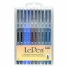 Stiilsed peene otsaga pastapliiatsid Marvy Uchida Le Pen 4300-10DX, 10 tk