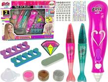 Küünte värvimise komplekt Lean Toys Girls Creator Art Studio 10501