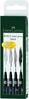 Joonistamismarkerid Faber-Castell PITT, 4 tk, must