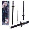 Metallist pastapliiats Katana, 19,5 cm, must tint
