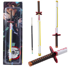 Metallist pastapliiats Katana, 19,5 cm, vahetatav valge ja kollane südamik, must tint