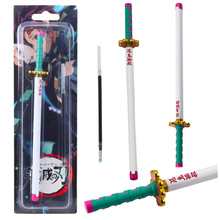 Metallist pastapliiats Lean Katana, 19,5 cm, must