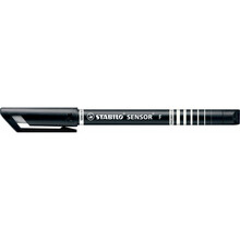 Fineliner Stabilo Sensor F, 0,3 mm, must