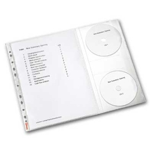 Leitz Combo ümbrised, A4, 2 CD-taskut, matt, 5 tk