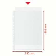 Vahetükid dokumentidele Esselte, A4, 70 mikr., pak. 100 tk, ökoloogilised, matt