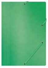 Kummiga kaust Office Products, A4, 390 g/m2, roheline