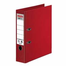 Registraator HERLITZ D02-112, 8 cm, plastmass, punane