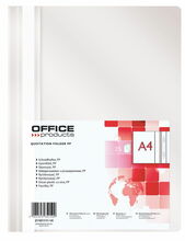 Köitja A4 PP, valge, OFFICE PRODUCTS