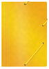 Kummiga kaust Office Products 11KF21194006, A4, 390 gms, kollane
