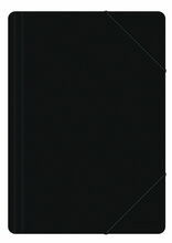 Kummiga kaust Office Products 11KF21195205, A4, 500 mic, must