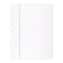 Kiirköitja europerforatsiooniga A4 PP, valge, OFFICE PRODUCTS