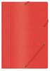 Kummiga kaust Office Products, A4, 390 g/m2, punane