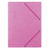 Kummiga kaust Office Products, A4, 390 g/m2, roosa
