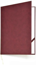 Tervituskaust Argo Royal, 220 x 310 mm, bordo