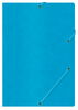 Kummiga kaust Office Products, A4, 390 g/m2, sinine