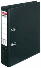Registraator Herlitz, D02-111, 8 cm, plastist, must