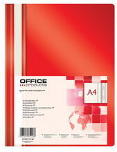 Köitja A4 PP, punane, OFFICE PRODUCTS