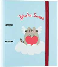 Kaustik Pusheen, A4, 2 rõngast, kummipael, Purrfect Love kollektsioon