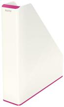 Dokumendikast Leitz WOW Dual, A4, valge/roosa