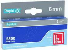 Klambrid Rapid 53, 6 mm, 2500 tk