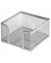 Märkmepaberikarp Forofis, metall, 9,7 x 9,7 cm, hõbedane