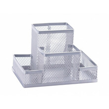 Metallist pliiatsitops Q-Connect, 153 x 103 x 100 mm, hõbedane