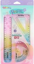 Joonlaudade komplekt Colorino Pastel Flexy, 3 osa