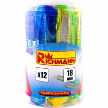 Vahetatava teraga nuga Richmann C9110, 18 mm, 12 tk