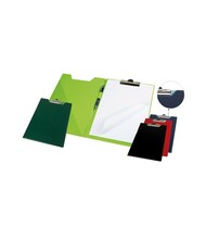 Klapiga kirjutusalus Panta Plast, A4, must-kollane