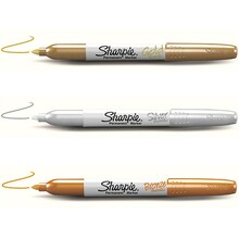Püsimarkerite komplekt Sharpie Metallic, 3 värvi, kuld/hõbe/pronks
