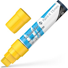 Akrüülmarker Schneider Paint-it 330, 15 mm, kollane