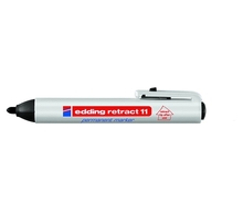 Püsiv marker Edding Retract 11, ümar ots, 1.5-3 mm, must