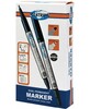 Püsiv marker Centrum Dual CD/DVD, kahepoolne, 0.5mm/2.0mm, must