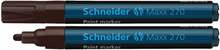 Püsiv marker Schneider Maxx 270, 1-3 mm, pruun